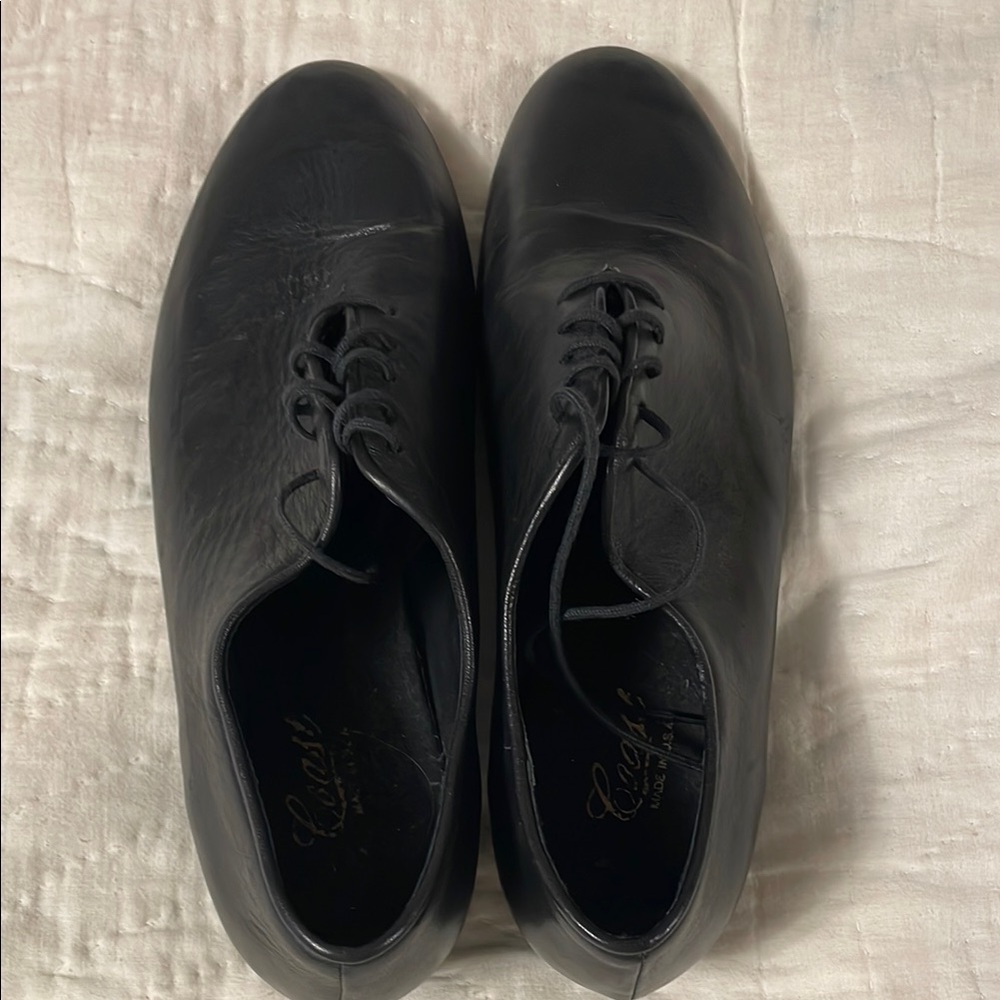 Black Leather Oxford Dress Shoes